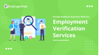 Provide Feedback Only Once With Our Employment Verification Services